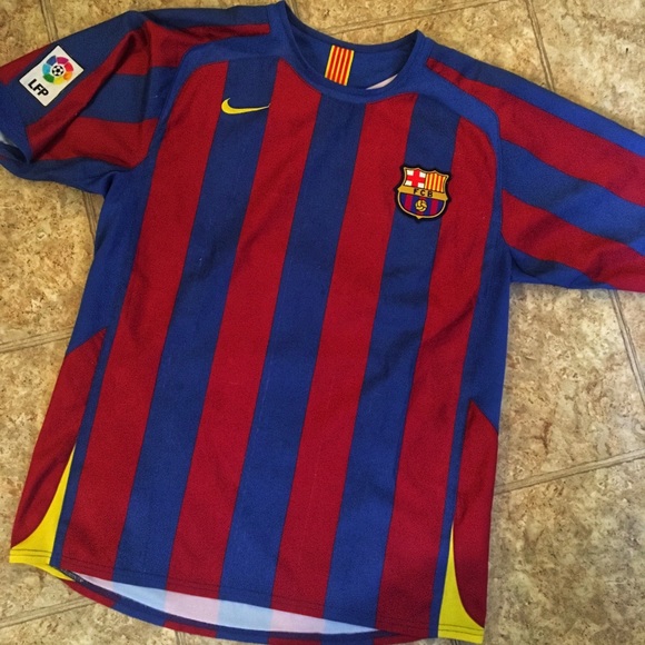 old barcelona shirt